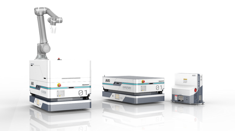 铂莱国际數位開發的自主式移動機器人（AMR250M），搭配全向輪並結合AI演算法、2D LiDAR、3D攝影機等技術，協助客戶實現產線全自動化